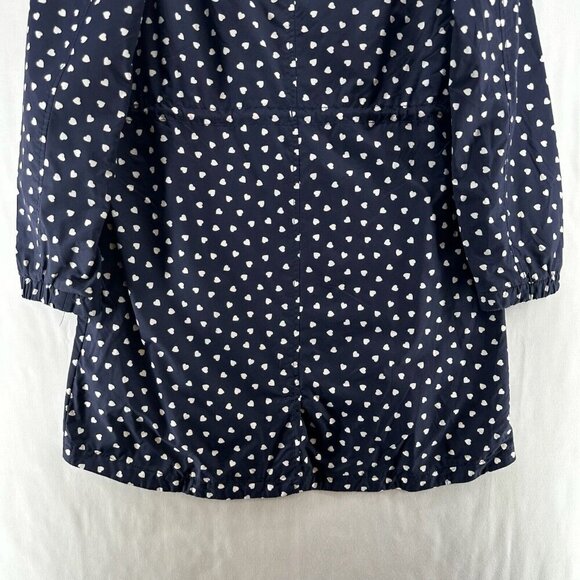 JOHNNIE B Jacket Youth 15-16Y Heart Allover Anorak Windbreaker Coat Hoodie Blue - Picture 6 of 11